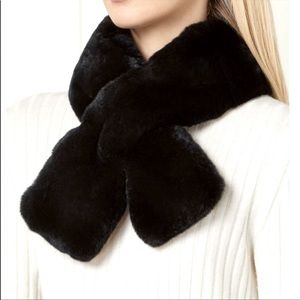 Calvin Klein Faux Fur Scarf | New with Tags!
